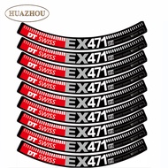 DT SWISS Notubes 471EX Wheels Stickers for MTB Road Bike Mountain Bicycle Rim Replacement Decals for 26er 27.5er 29er