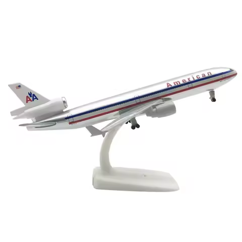 Diecast Airplane Model 20cm 1/400 Scale American MD-11 Plane Model Aircraft Gif Alloy Model Souvenir