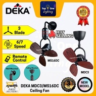 DEKA MS16DC MDC168 MDC3 Wall Fan | NSB JUMBO | NSB BIANCA 15" Remote Control Ceiling Fan | Wall Fan 