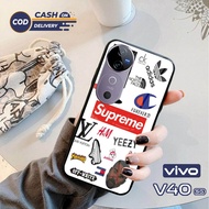 VIVO V40 & V40 PRO Glass Softcase - V40 & V40 PRO Mobile Phone Case [T95].