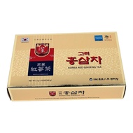 [GENUINE] Korean Instant Red Ginseng Tea Gold Box - Box of 100 packs x 3g
