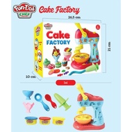 LILIN Play Doh Cake Factory toy | Playdoh Chef Creations By Fun Doh | Candle Children's Toys
