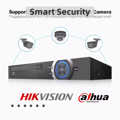 Techage H.265 Ultra HD 4K 8MP 36CH IP NVR Smart AI Support Face/Human/Motion Detection E-mail Alert 