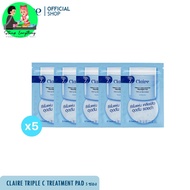 Claire Triple C Skin Booster Treatment Pad (4-Sheet Sachet) 5 Sachets_[Yosting4]