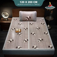 Tatami Bamboo Mat 120x200cm Natural Folding Bamboo Mat, Cool, Comfortable, No Hot, Premium Mattress 