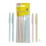 HITAM [Import] - Ballpen BP-365 Tomoko Pen 0.7mm - Black Ink - Pack