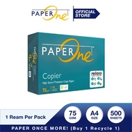 PAPERONE A4 75 Gram HVS Photocopy Paper 75 GR