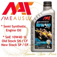 MEAUSU ENGINE Oil FULLY SYNTHETIC 5W40 10W40 20W50 SEMI SYNTHETIC MINERAL 1L Minyak Hitam mizu