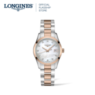 LONGINES CONQUEST CLASSIC 34MM MOTHER OF PEARL DIAL STAINLESS STEEL WOMEN'S WATCH