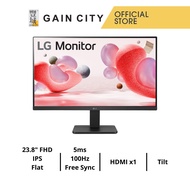 LG 24MR400-B | 23.8" FHD MONITOR IPS DISPLAY | AMD FREESYNC | 1920x1080 | 250NITS | HDMI |100HZ REFRESH RATE |24MR400