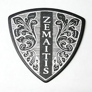 Zemaitis ZP16 TR/H Guitar Picks, Set of 20, Heavy Triangle, Black, 0.04 inch (1.0 mm) Thickness