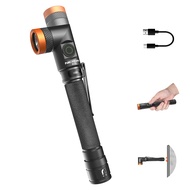 NICRON B76 Penlight Flashlight Rechargeable,dual fuel1000 High Lumen 6 Modes Max 230hours with 90 De