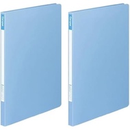 KOKUYO File Campus lever file, Z-type, A4 vertical, 120-sheet capacity, sky blue F-C320-2 x 2