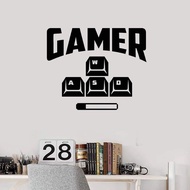 STICKER STICKER GLASS WALL STICKER CHILDREN'S BEDROOM CUSTOM WALLPAPER 3D GAMER GAME NEW