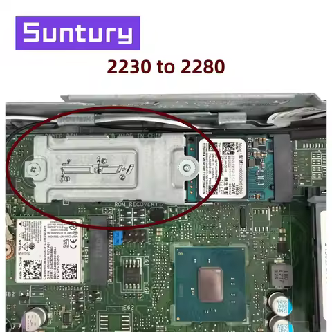 M.2 SSD Extension Bracket 2230 to 2280 Replacement For Dell Laptop 2230 to 2280 M.2 NVME PCIe 2230 S