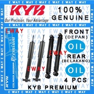 FORD ECONOVAN / MAXI (84-86) KYB / KAYABA ABSORBER FRONT & REAR OIL 4 PCS