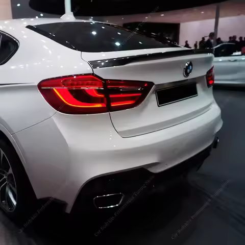 M Performance Style Rear Spoiler For Bmw F16 F86 X6 30d 35i 40i 40i M50i M50d X6M Bodykit Rear Trunk