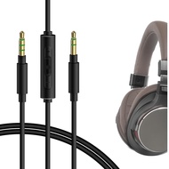 Audio Cable with Mic Compatible with Audio-Technica ATH-M50xBT2 ATH-SR5, Pioneer SE-MS7BT Headphones
