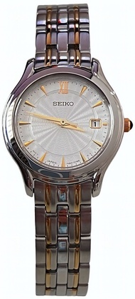 นาฬิกาข้อมือผู้หญิง SEIKO Quartz รุ่น SXDB41P1 เรือนเงิน SXDB43P1 เรือน 2กษัตริย์ สีเงิน/ทอง หน้าปัดสีเงิน ขนาดตัวเรือน 25 มม. ตัวเรือน สาย Stainless steel