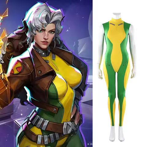 Marvel Ri vals Cosplay Rogue Costume 3D Printed Spandex Bodysuit Anna Marie Raven Superhero Hallowee