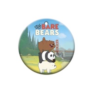 We Bare Bears Compatible with EZ-link machine Singapore Transportation Charm/Card Round（Expiry Date:Aug-2029）