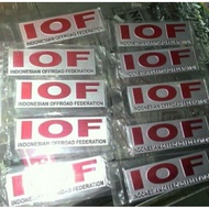 Emblem Mobil Iof.Logo Iof.Lambang Iof. Sticker Iof Mobil Offroad