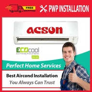 Acson New 1.0HP, 1.5HP, 2.0HP, 2.5HP  S-Series Non-Inverter Eco Cool (A3WM10N) Aircond Airconditioner