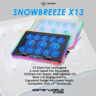 NYK Snowbreeze X13 RGB With 13 Fan Cooling Pad Laptop Coolingpad/