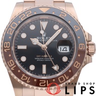 勞力士 GMT-Master II 腕錶 126715CHNR，附原廠錶盒、保固卡，18K 玫瑰金，男士腕錶，黑色錶盤，拋光處理，成色極佳 [二手]