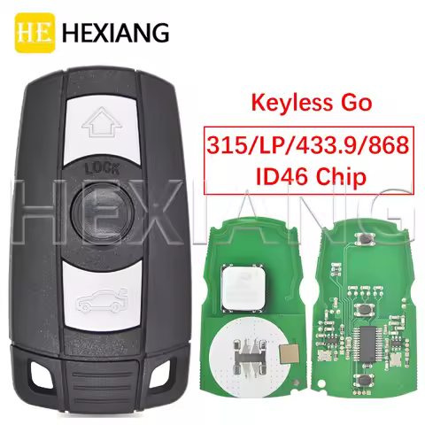 HE ID46 Chip 315/868MHz Keyless Go Car Remote Key CAS3 System KR55WK49124/127/147 For BMW X5 X6 Z4 E