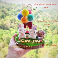 Hana Bunny Premium Aroma Stone Diffuser/Valentine Present/Essentialoil/Perfume/home deco/Premium han