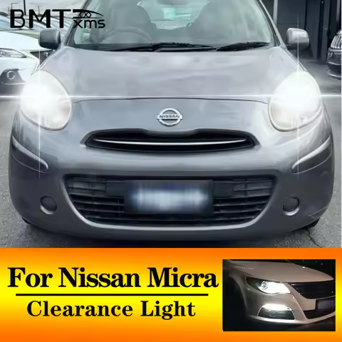 BMTxms 2Pcs T10 W5W LED Parking Clearance Lights For Nissan Micra K11 K12 K13 K14 1993-2016 2017 201
