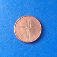 Koin Nederland 5 Euro Cent Tahun 2014-2023