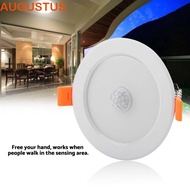 AUGUSTUS LED Downlight Kitchen 220V Indoor Lights PIR Sensor Motion Recessed Ceiling Ceiling Lamp