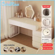 Cutiehaus 130cm/170cm Modern Dressing Table Side Cabinet Without Mirror Bedside Makeup Desk Space Sa