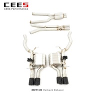 CEES Catback Exhaust For BMW M6 E63/E64 5.0 2006-2010 Stainless Steel Exhaust Pipe Muffler Car Exhau