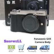 Panasonic GX9 Lumix Camera Body only Micro Four Third Digital Mirrorless Camera - Silver Used