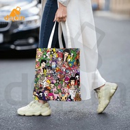 【38*41cm/15*16in】 Tokidoki Canvas Tote Shopping Bag Shopper Bag Foldable Reusable
