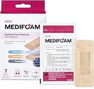 Band- Band Type Hydrophilic Foam Dressing, Adhesive Foam Dressing for Moderate exudate Wounds, 1.2in