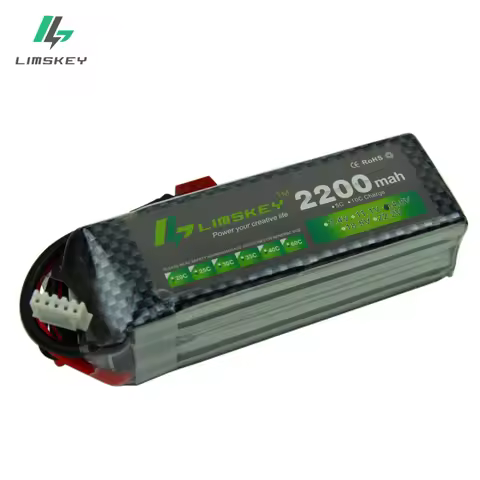 Limskey Power Lipo Battery 14.8V 2200mAh 25C Max 35C 4S T XT60 Plug For RC Quadcopter Truck Drone Ba