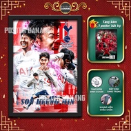 Heung-min Son POSTER - FOOTBALL POSTER - PHOTO FRAME Heung-min WALL MOUNTED Lipstick - WALL PLAYER P