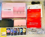 3DS 99% New 3DS 粉紅色套裝 ⭐️收藏品級別 遊戲機《可順豐到智能櫃》日本原廠機 娛樂系統 Nintendo 任天堂 2ds mario party nds switch ps5