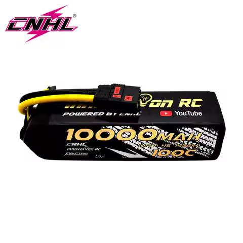 CNHL 4S 6S 10000mAh Lipo Battery 14.8V 22.2V 100C Softcase with EC5 QS8 Plug For RC Car Tank Train B