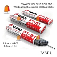 [ 1 BOX ] Part 1 YAWATA 1.6MM / 2.0MM WELDING ROD FT-51 Besi Iron 308L-16 SS Welding Rod Electrodes 
