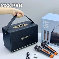 Loa Bluetooth Karaoke  M99 pro Kèm 2 Micro karaoke không dây Bass Căng đét - Củ Loa  có nút chỉnh BA
