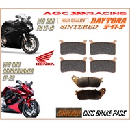 HONDA VFR 800 FH 17-19 VFR 800 CROSS RUNNER 17-22 BRAKE PADS SINTERED LONG LIFE TOP QUALITY