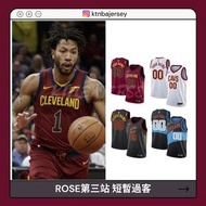 Derrick Rose Evan Mobley Collin Sexton Isaac Okoro Lebron James Kevin Love Kyrie Irving Dwayne Wade Cleveland Cavaliers Custom SW NBA球衣波衫代購