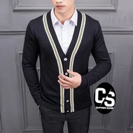 Men's Cardigan / Premium Soft Knitted Cotton Men's Knitted Cardigan