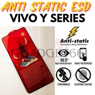 Anti Static ESD Glass 9H Hardness Vivo Y39/Y50/Y55/Y76/Y77/Y81/Y85/Y91/Y91i/Y93/Y100 5G/S1/S1 Pro/X6