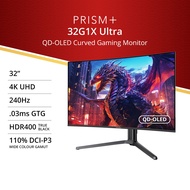 PRISM+ 32G1X Ultra | 32'' 4K UHD QD-OLED 240Hz Curved Gaming Monitor